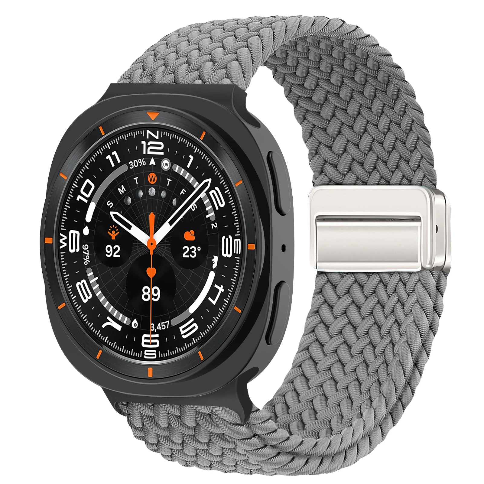Magnetic Braided Nylon Watch Band Bracelet