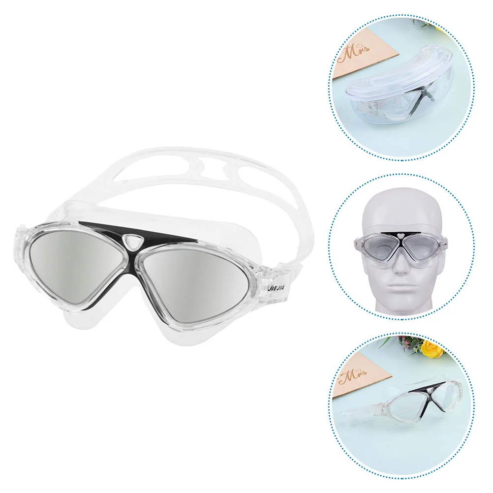 

Swimming Glasses Lightweight Goggles Convenient to Carry for Summer No Leaking Silica Gel Supply Birthday Gift Choice