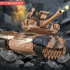 T-90 RC Tanks 2.4G Battle Tanks Launchable Cross-Country Tracked Remote Control Vehicle Charger Battle Toys Children Gift 1