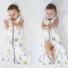 Baby Sleeping Bag For Newborn Baby Wearable Blanket 0.5 Tog Summer 100% Cotton Print Vest Sleep Sack Baby Boys Girls 0-3 Years 3