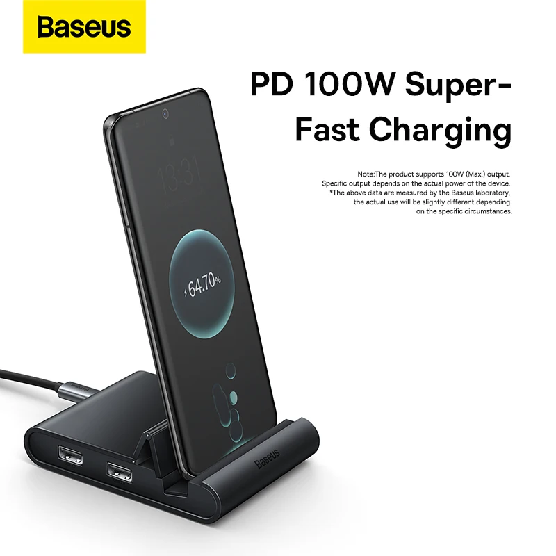 Baseus USB C 허브 Dex 스테이션-USB HDMI 호환 USB 허브, 삼성에