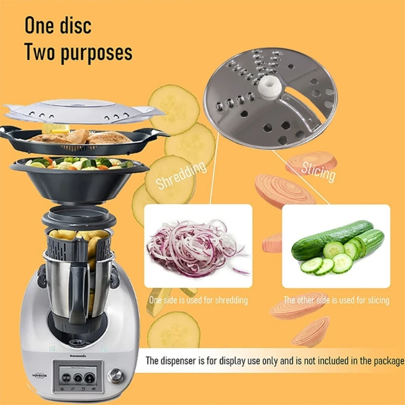 D0Ab Accessorio Per Robot Da Cucina, Contenitore, Taglierina Per Accessorio Vorwerk-Thermomix Tm5/6