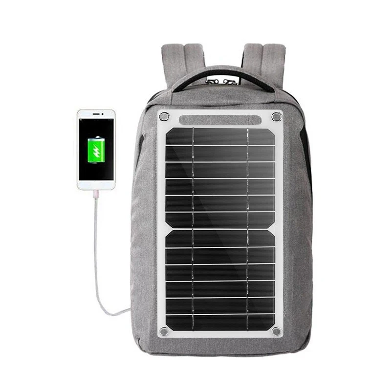 6.5V 30W Solar Panel with USB Waterproof Outdoor Hiking And Camping Portable Battery Mobile Phone Charging Bank Charging Panel 4