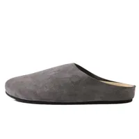 Gacimy Fashion Clogs Slippers For Women Outdoor Casual Flat Mules Comfort Thick Sole Suede Slippers Female Non-slip Beach Shoes - Image 5