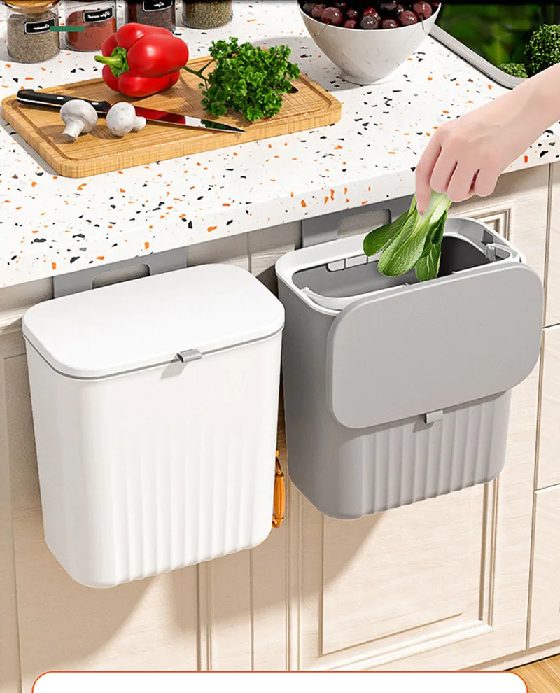 Wall Mounted Kitchen Trash Can