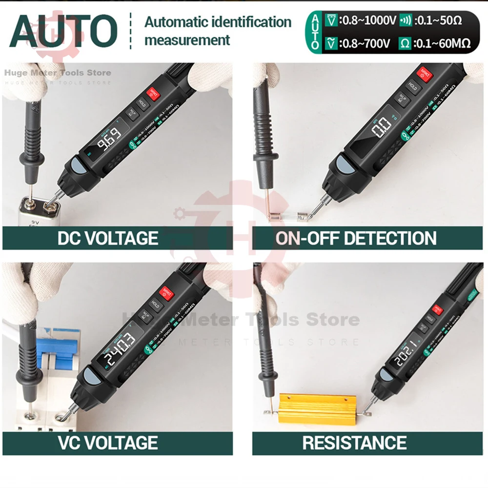 A3008 Digital Multimeter Auto Intelligent Sensor Pen Tester