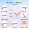 7/9PCS Oval Finger Splint Brace Protector Broken Finger Joint Stabilizer Straightening Arthritis Knuckle Immobilization Brace 4