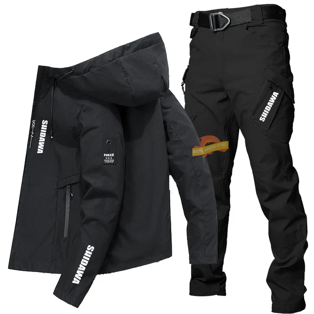 New Mens Fishing Clothes Suit High Quality Spring Summer Sun Protection