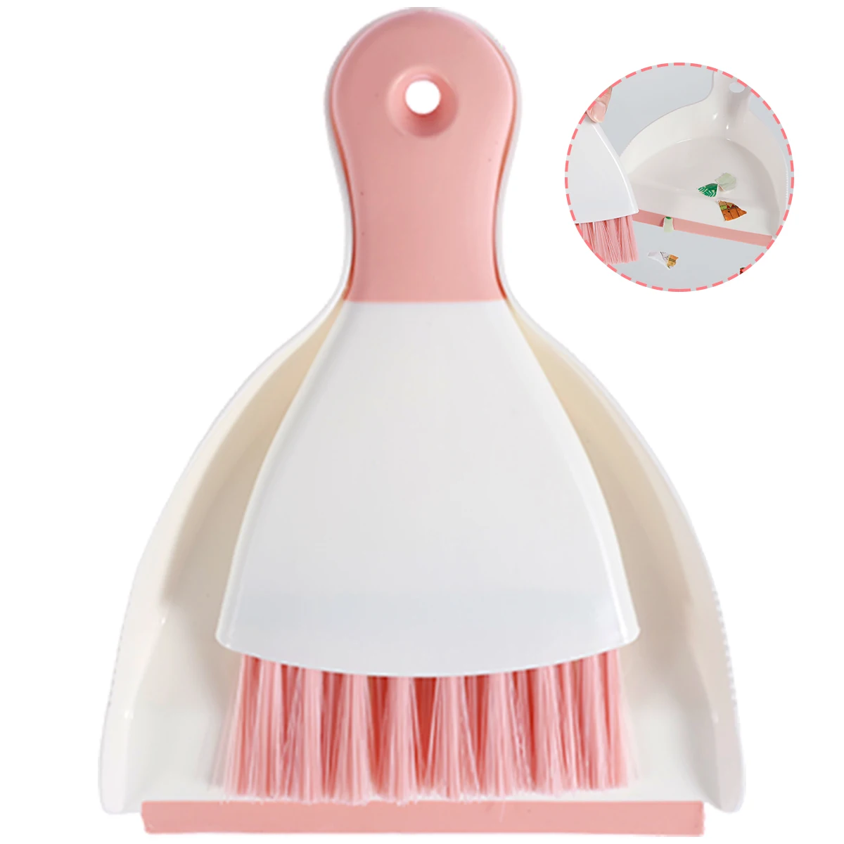 4SET Mini pelle à poussière et brosse ensemble petit balai et pelle à poussière ensemble de nettoyage ensemble de brosse de table portable table à manger balayeuse de miettes outils de nettoyage