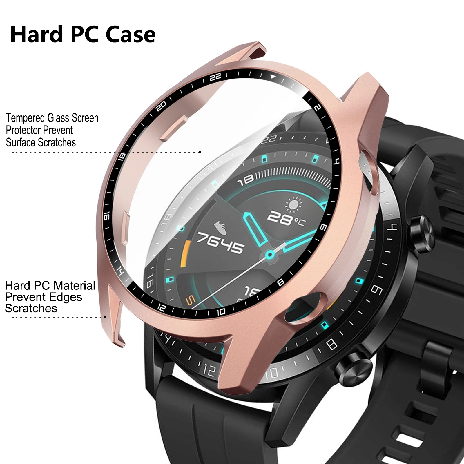 2-in-1 Tempered Glass Protective Case and Screen Protector
