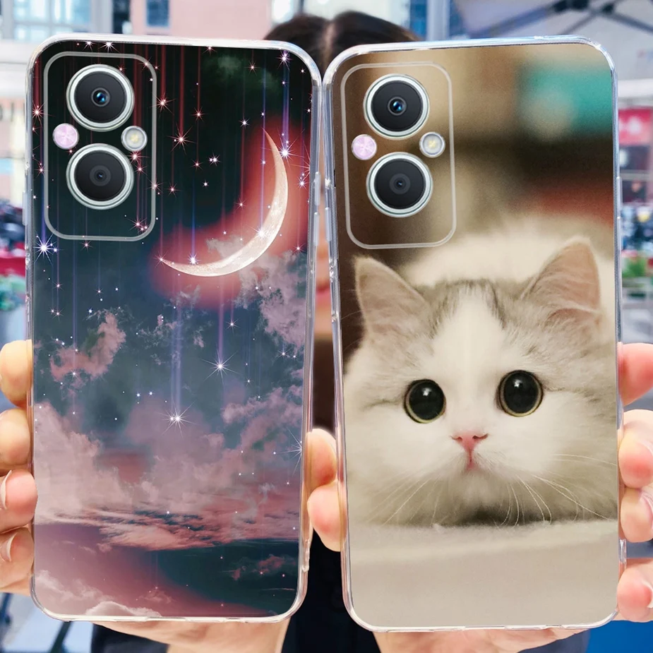 Cute Painted Silicone Phone Case - Soft Bumper Cover