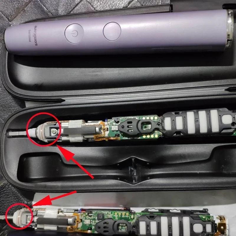 Description Picture 3 of item1/2/3Pcs For Philips Sonicare HX939/HX99 Series High End Product Electric Toothbrush Repair Parts Original Link Rod