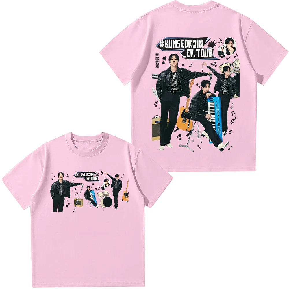 Jin EP Tour T-shirts Runseokjin Fashion Design 2025 TShirt