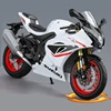 1/9 Suzuki GSX-1000R Alloy Racing Motorcycle Diecast Street Sports Motorcycle Model High Simulation With Light Children Toy Gift 4