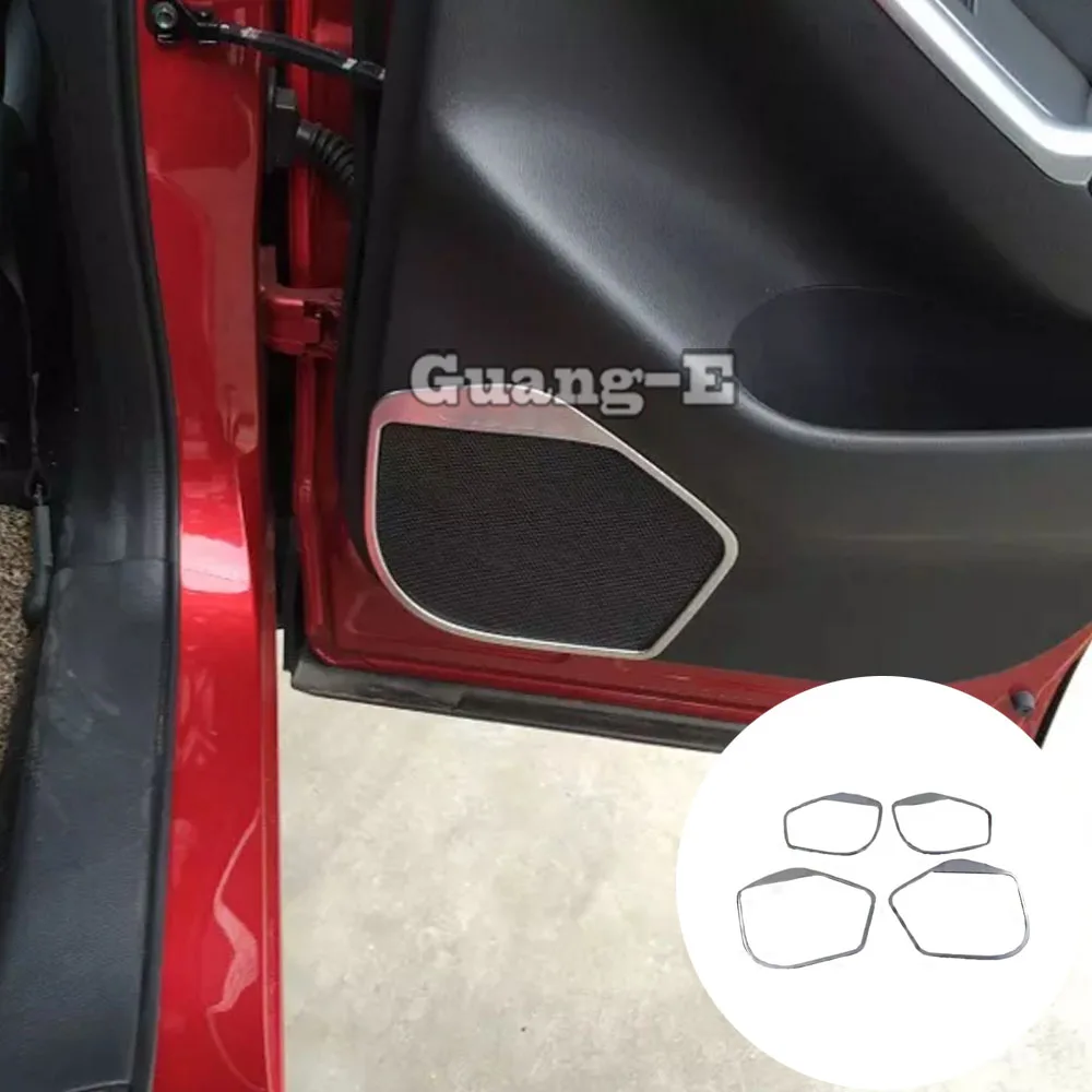 

Автомобильный Стайлинг детектор ABS Матовая Внутренняя дверь аудио говорящий звук обшивка кольцо отделка для Mazda CX-5 CX5 2012 2013 2014 2015 2016