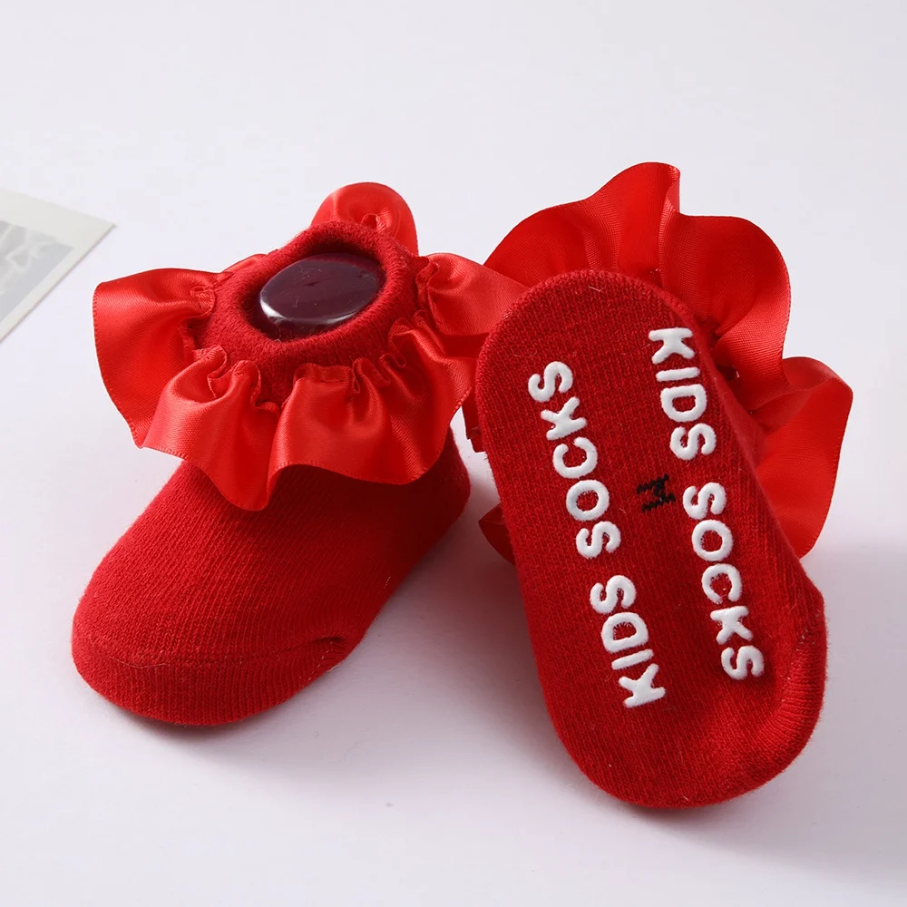 

Newborn Cute Short Socks For Infant Kids Girls Princess Socks Baby Girls Cotton Ankle Socks Spring Autumn Toddlers Floor Sock