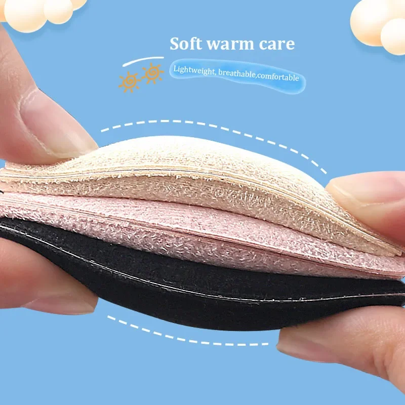 Children Shoes Heel Protector Stickers Anti-drop Anti-grinding Soft Adjustment Size Half Pads Inserts