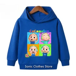 New Kawaii Cocomeloned Hoodie Kids Clothes Girls Clothing Jersey Baby Boys Clothes Autumn Warm Sweatshirt Children Tops