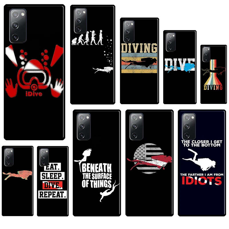 Scuba Diving Underwater Snorkeling Silicone Case For Samsung Galaxy S22