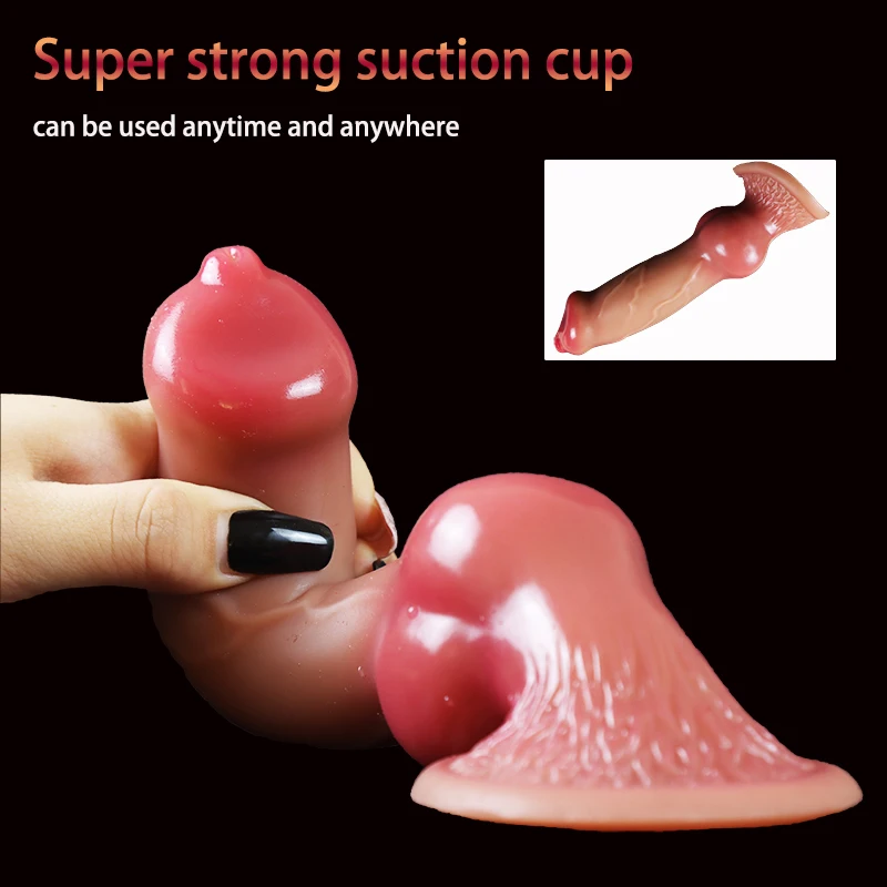 Dog Dildo/Huge Dildo Animal Realistic Penis with Suction Cup Big Butt Plug Giant Monster Cock Dick Adults Supplies for Men Women sex toys