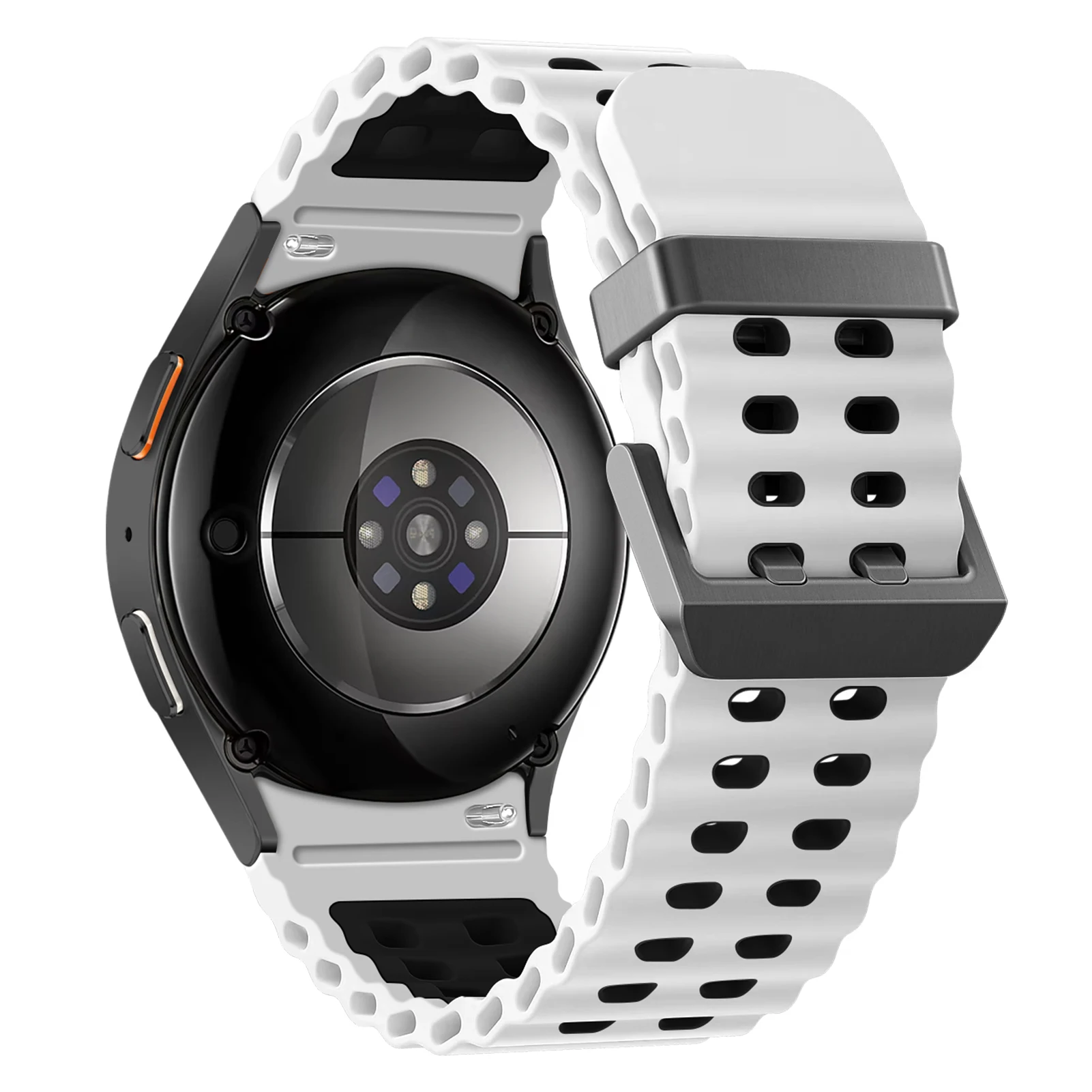 Marine Band No-Gap Sport Silicone Bracelet for Smartwatches 44mm/40mm