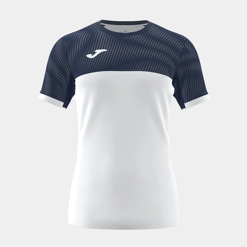 Дышащая одежда для гольфа Joma, мужская спортивная одежда для фитнеса и бадминтона с короткими рукавами, двухцветная теннисная одежда с принтом в стиле пэчворк