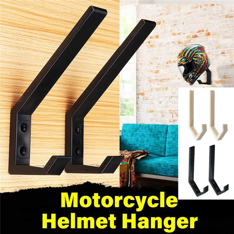 

1/2PCS Motorcycle Helmet Hook Racks Multipurpose Hook Hanger Home Luggage Jacket Holders Kitchen Cabinet Shelf Wall Mount Hooks