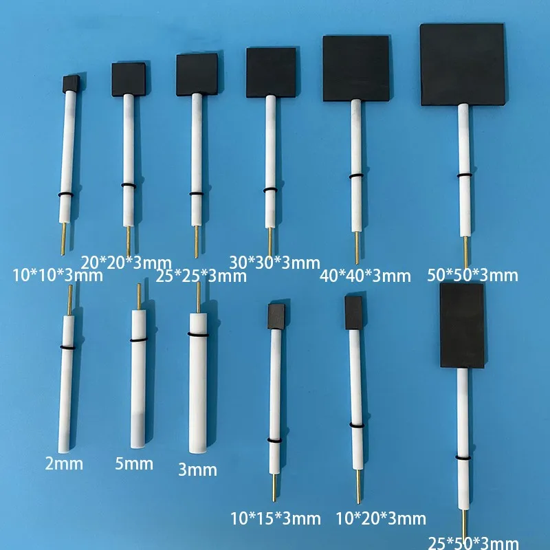 Laboratory high-purity graphite disk electrode high temperature electrolytic carbon plate corrosion resistance graphite electrode
