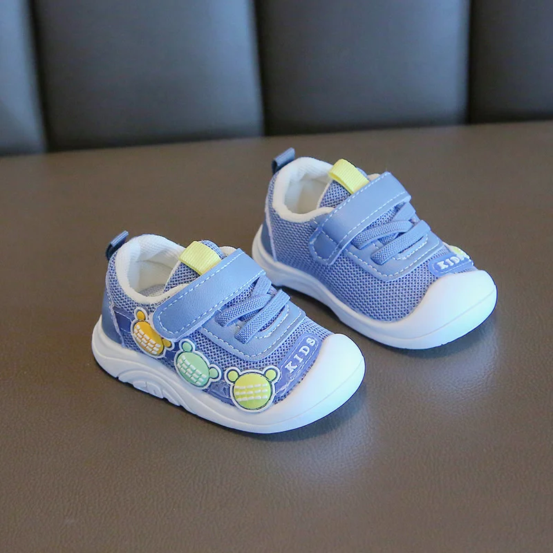 2023 New Spring Autumn Girl's Sneakers Children's Baby Mesh