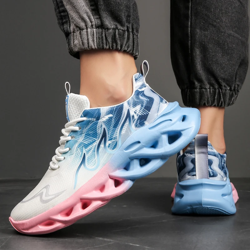 Description Picture 5 of itemRunning Shoes Men Lightweight Breathable Soft Casual Tennis Shoes Fashion Mesh Breathable Sneakers for Men