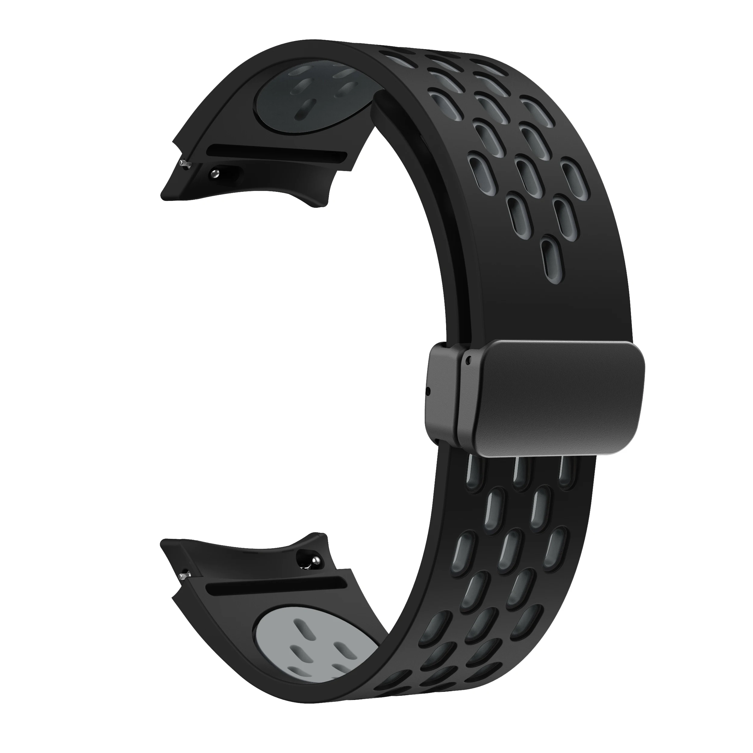 Magnetic Buckle Silicone Strap with Seamless Design