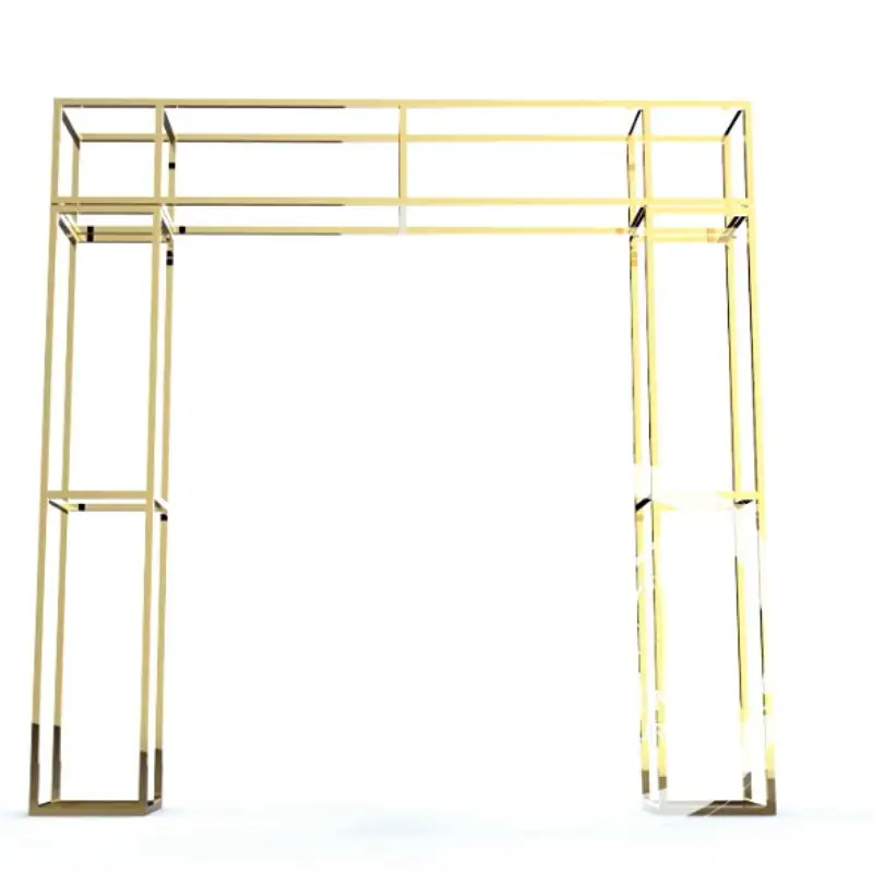 Description Picture 6 of item95 Inch Wedding Hall  Props Frame Decoration Flower Arch Floral Balloon Stand Anniversary Backdrops Wecome Sign Banner Shelf