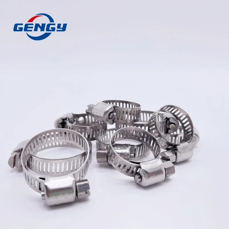 1 Pcs Hose Clamp Adjustable Drive Hose Clamp Fuel Line Worm Size Clip