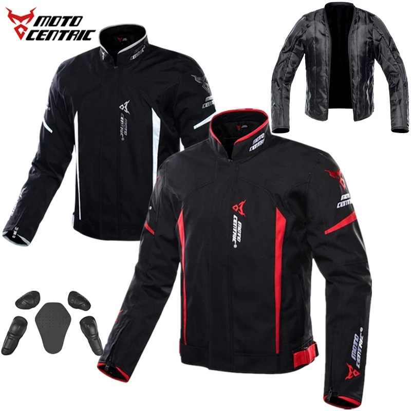 Motocentric DR-MC-1702J Men's Riding Jersey Motorcycle Jacket Waterproof Motocross Jacket With Protective Pads Motorbike Jacket Reflective DR-MC-1702J