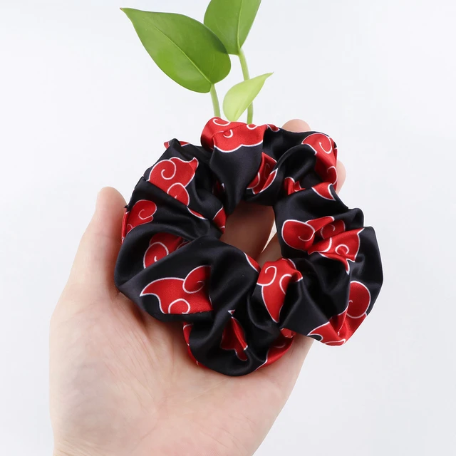 Naruto Akatsuki Anime Cosplay Laço, Nuvem Vermelha Necktie Prop