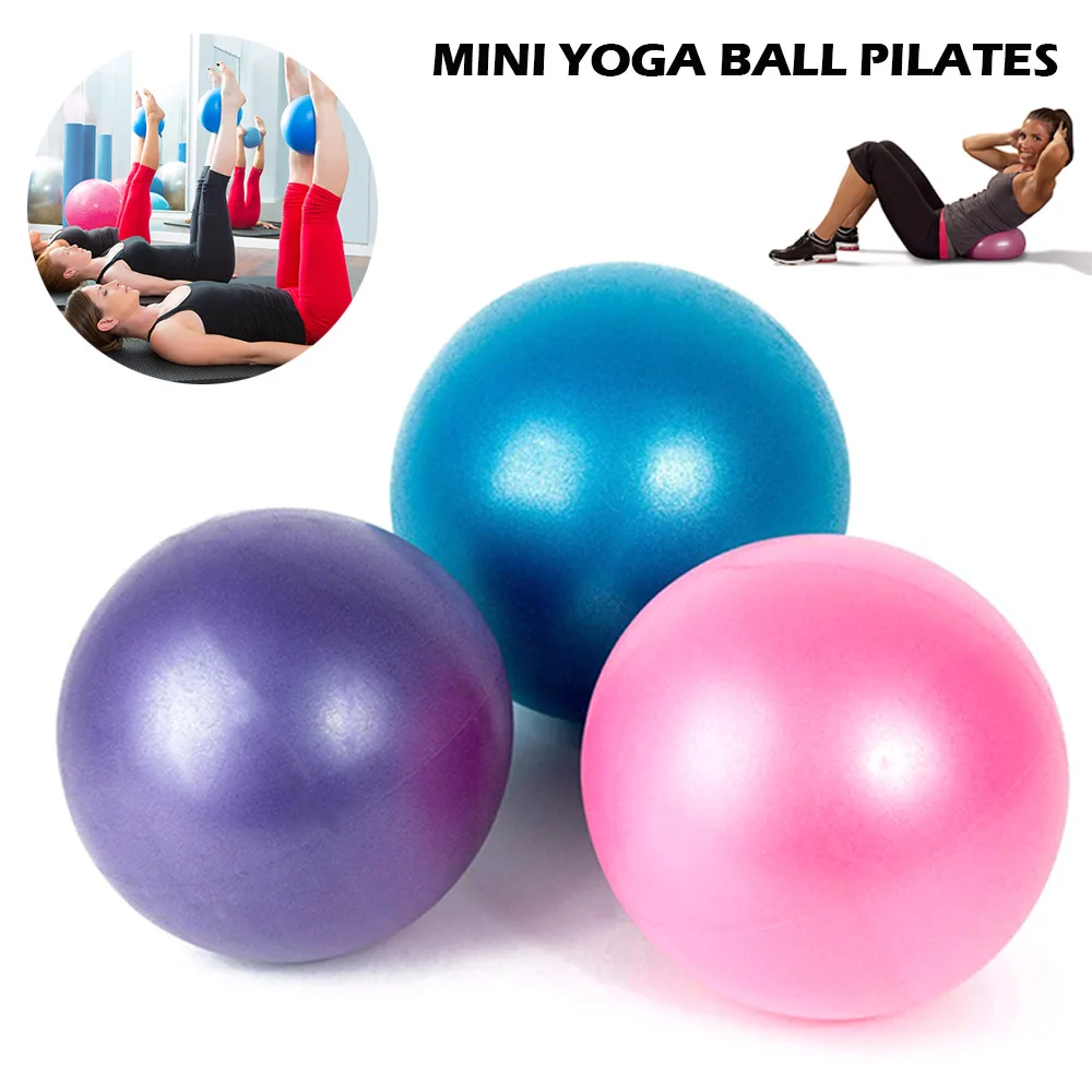 25cm Pilates Ball Anti-Pressure Explosion-proof Yoga Ball Indoor Exercise Gym Pilates Yoga Balance Balls Home Fitness Training yoga ball gymnastics ball