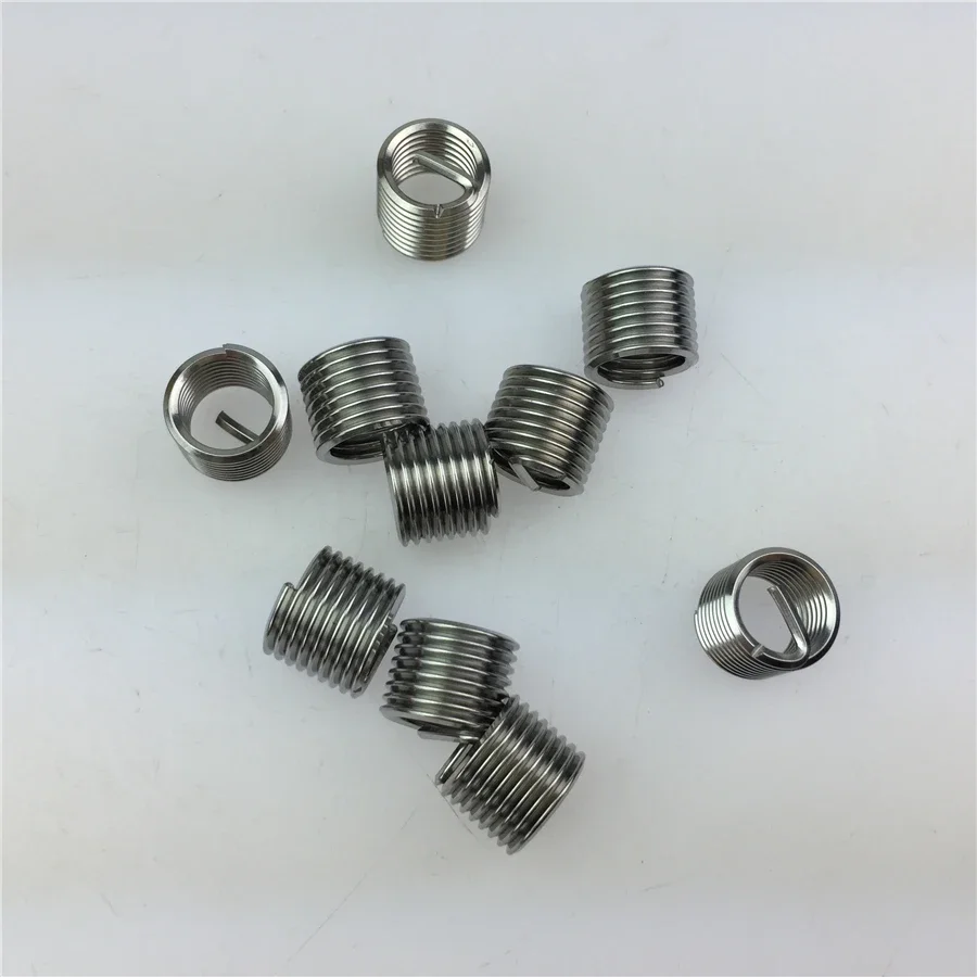 

Repairing parts Stainless steel wire Lopping thread Threaded sheathed steel sleeve sleeve M12 * 1.75-1.5D
