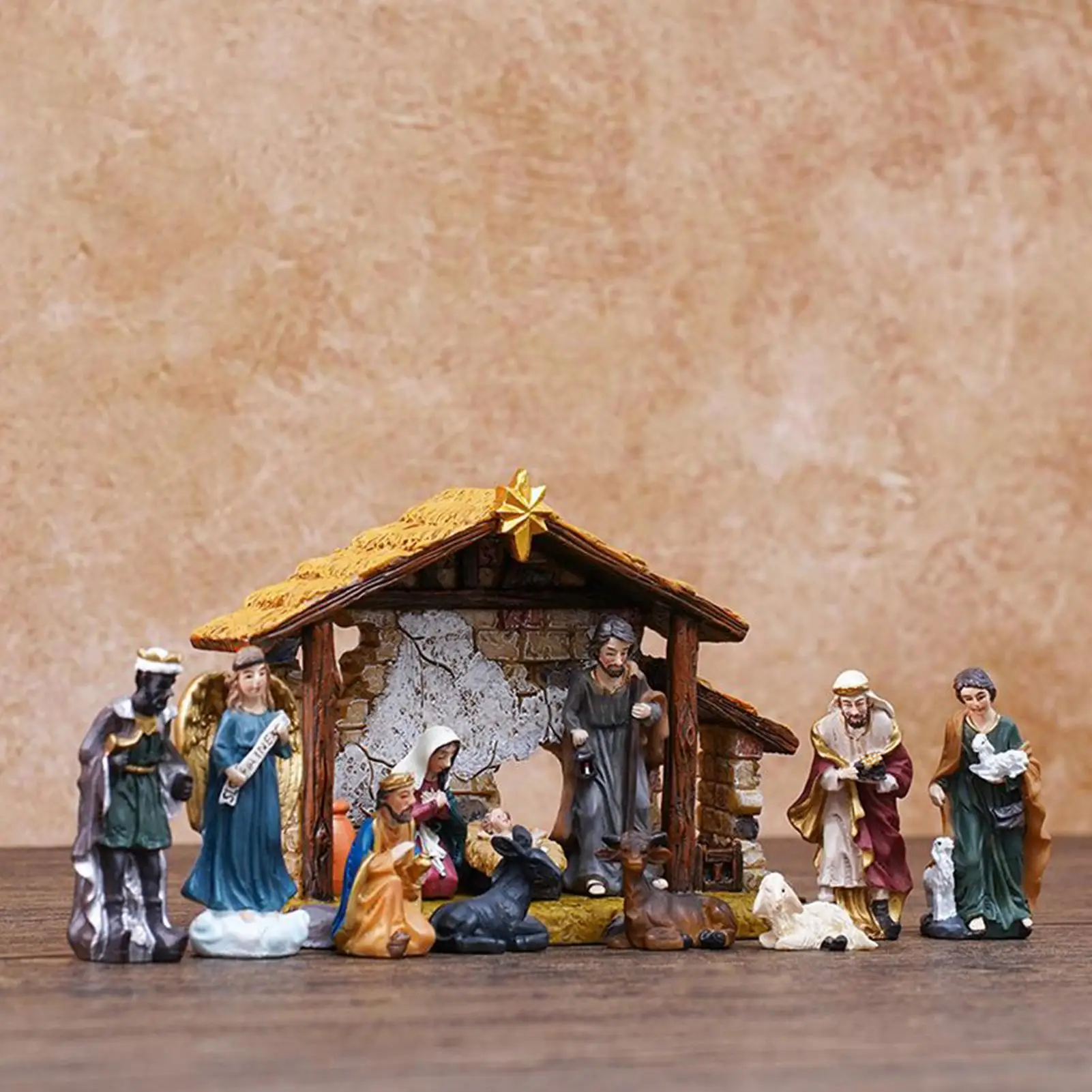 Resin Christmas Nativity Set 3