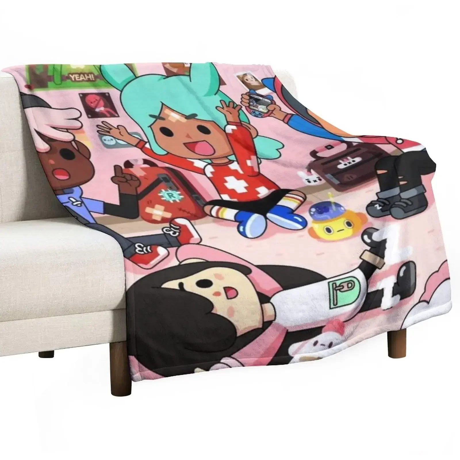 

Toca Boca Throw Blanket Quilt warm for winter Blankets