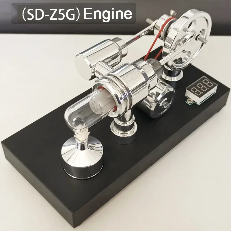 Stirling-Engine-Generator-Model-DIY-Physics-Experiment-Power-Generation ...