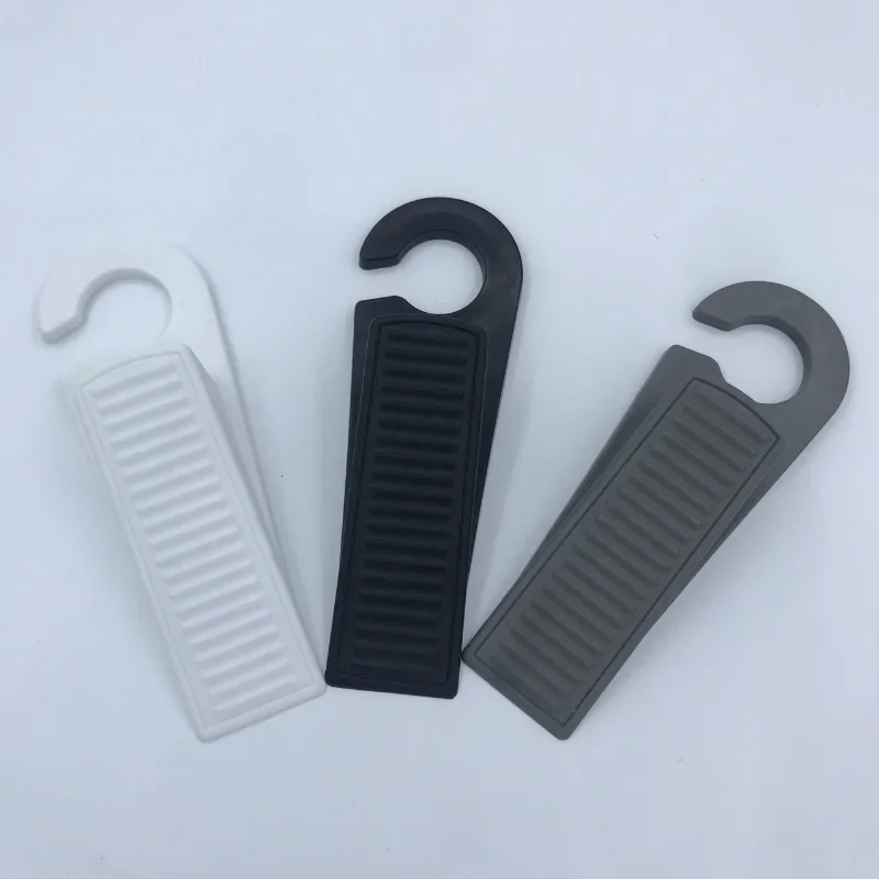 Door Stopper Silicone Door Stopper Safety Silicone Door Stopper Door Bottom Windproof Block Wedge Stopper Home Office Rear Retainer Anti-collision Pad