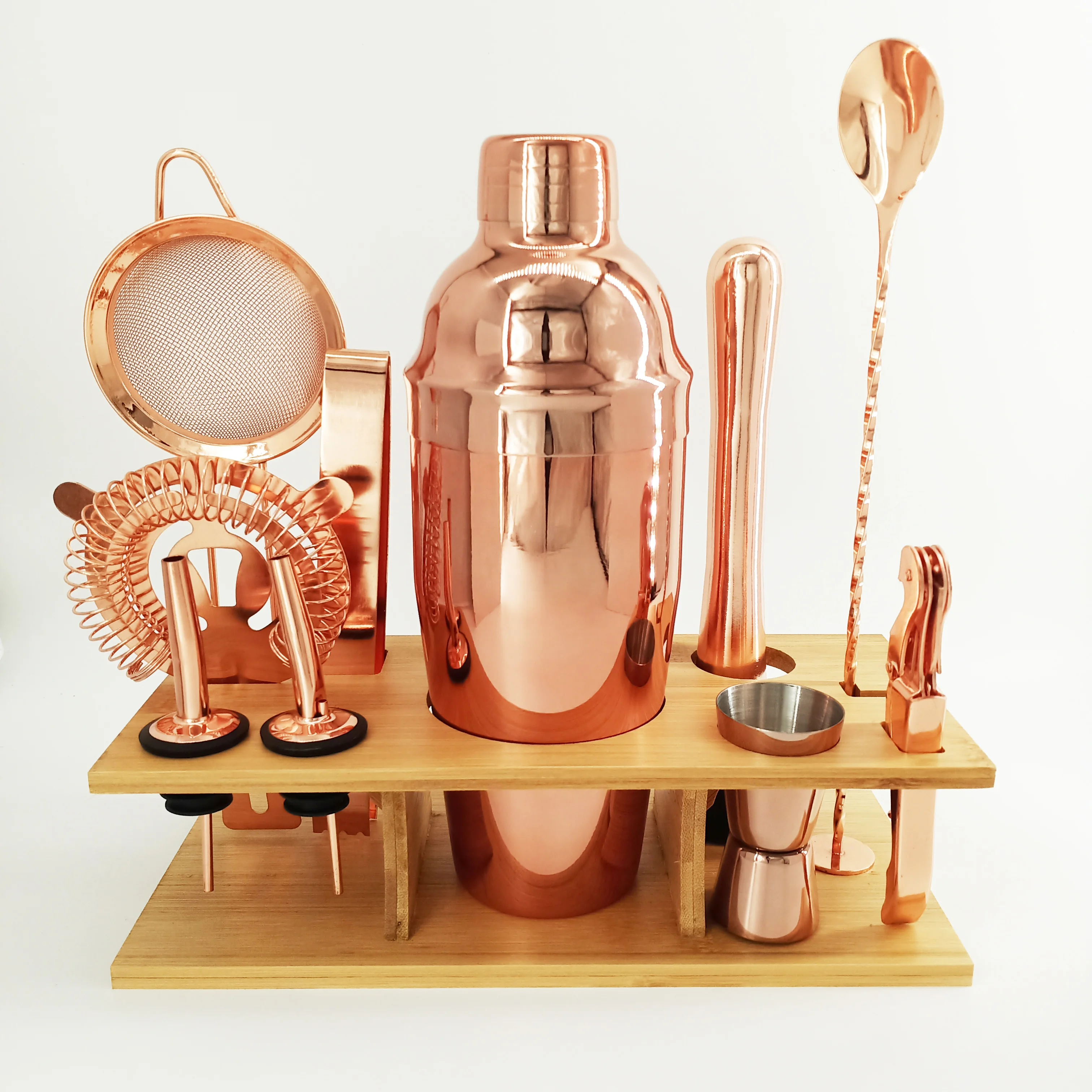 COPPER-PLATED COCKTAIL KIT 8 PIECE - Core Catering