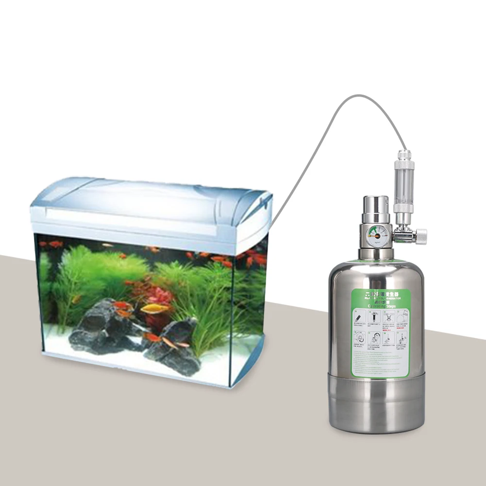 Aquarium Diy Co2 Generator System Kit Pressure Air Co2 Reactor