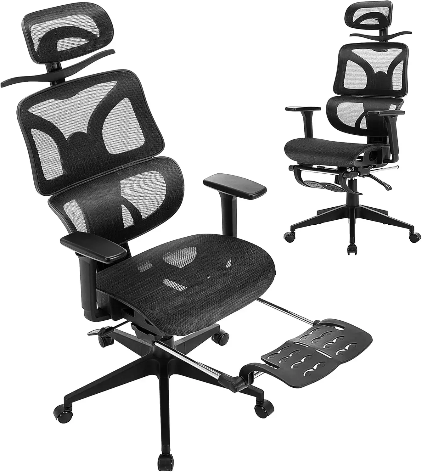 Swivel ergonomic high back