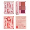 12-Color Iron Box Rouge Plate One Plate of Multi-purpose Natural Matte Concealer Blush Cream Contour and Highlighter Palette 5