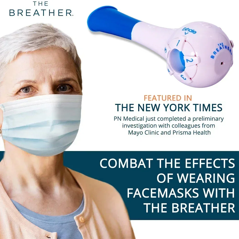 Natural Breath Ventilation Trainer, usado para tratamento de respiração sem drogas Respiração é fácil. Fsa/hsa