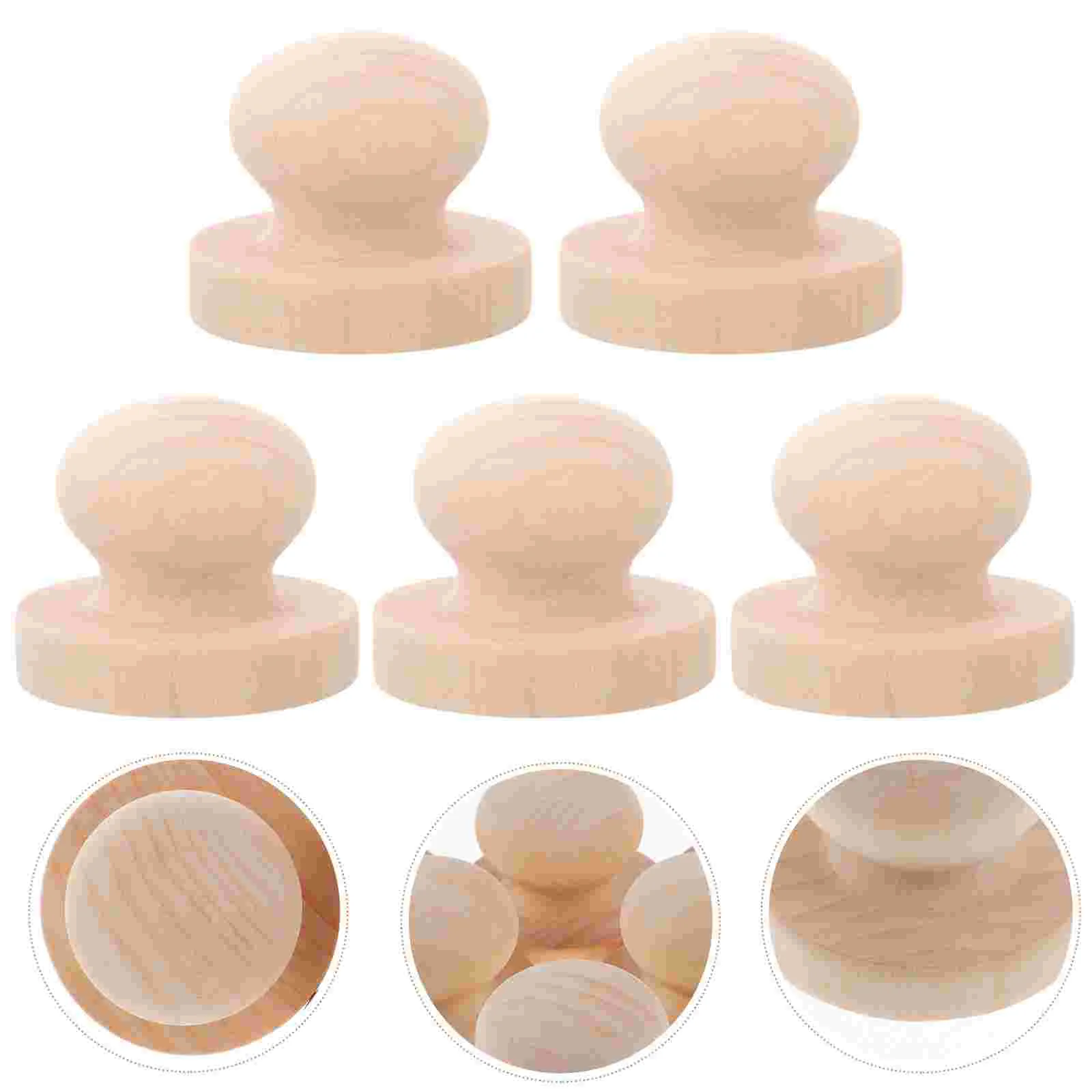Stamp Handle DIY Embossing Tool Scrapbook Stamps Stampers for Kids Scrapbooking Decor Wooden Seal Vintage Child