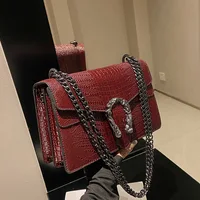 Sac carré classique à chaîne, style rétro, texture de luxe, sac Dionysus, sac bandoulière élégant pour le quotidien 3