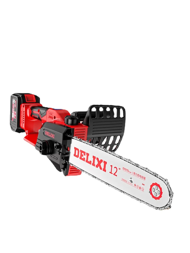 Wyj Electric Saw Lithium Rechargeable Brushless Electric Chain Saw Outdoor Sawn Wood Wood Cutting Saw