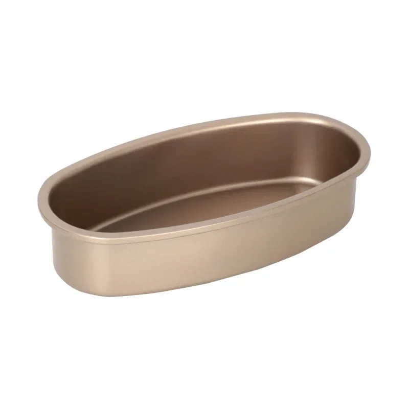 Oval non-stick pan carbon steel cake mold cheesecake bread loaf pan baking mold pie tin baking tools accessories cake mold baking pan baking pan tray bread mold bread baking pan